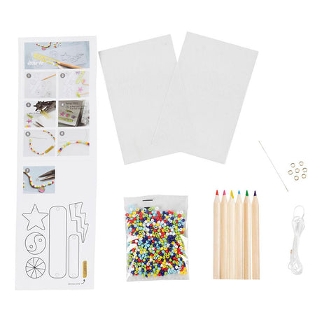Creativ Company Mini Hobbyset smykker krympe film armbånd gul