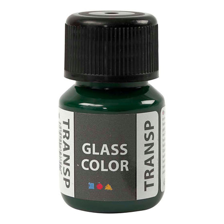 Creativ Company Glass Color Transparent Paint - Briliant Green, 30 ml