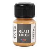 Creativ Company Glass Color Metal Paint - Guld, 30 ml