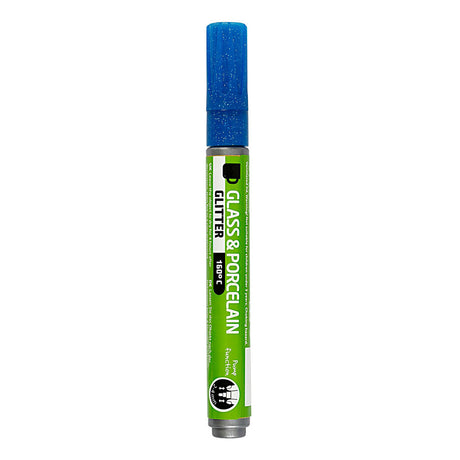 Creativ Company Glass and Porcel Staff Glitter Semi-Cover-Blue