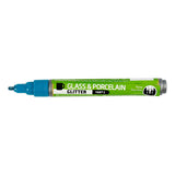 Creativ Company Glass and Porcel Staff Glitter Semi-Cover-turquoise