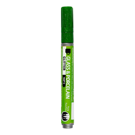 Creativ Company Glass and Porcelain Start Glitter Semi-Cover-Light Green
