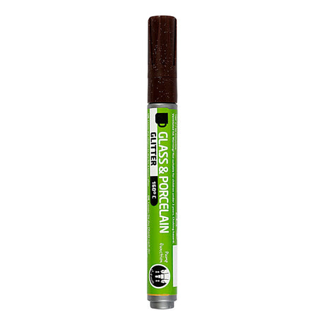 Creativ Company Glass and Porcelain Start Glitter Semi-Cover-Brown
