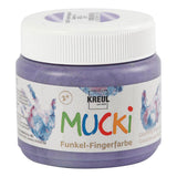 Creativ Company Mucki Finger Paint - Purple Metallic, 150 ml