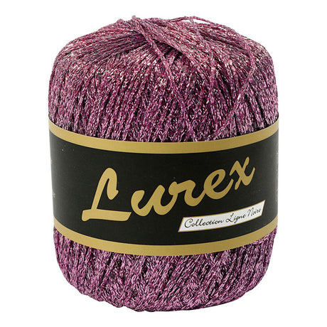 Creativ Company Lurex Glitter Yarn Purple, 160m