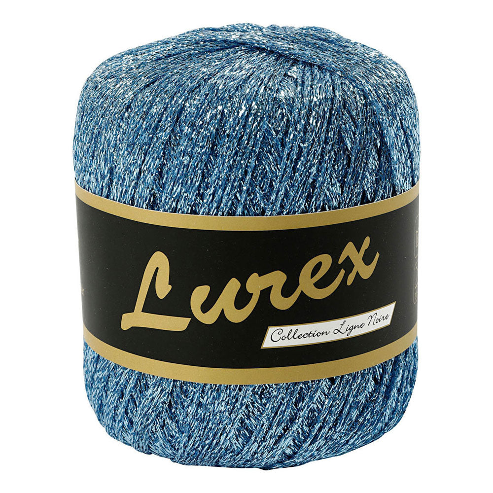 Creativ Company Lurex Glitter Garn Light Blue, 160m