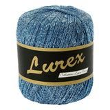 Creativ Company Lurex Glitter Garn Light Blue, 160m