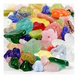 Creativ Company Glass perler Diverse blade og blomster, 60 gram