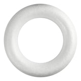 Creativ Company Styropor Ring hvid med flad ryg, 35 cm
