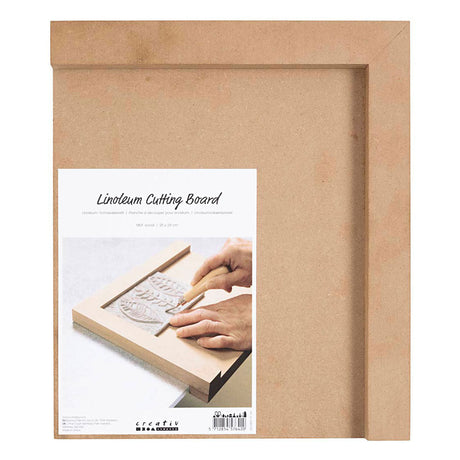 Creativ Company Wooden Linoleum Holder Right -handed, 29x25cm