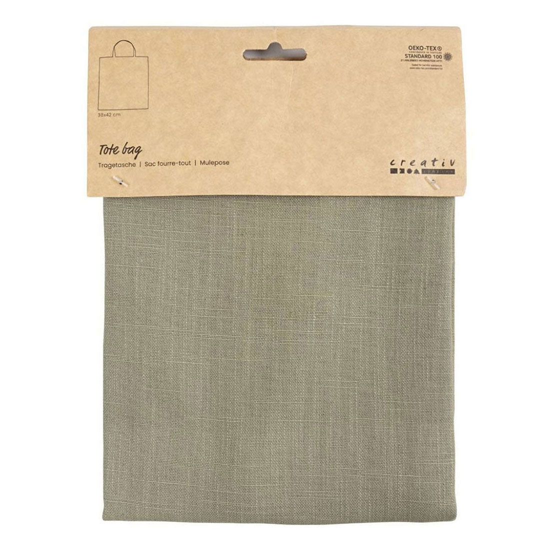 Creativ virksomhed https: www.cchobby.nl tote-bag-size-38x42-cm-185-gr-dusty-groen-1-doos