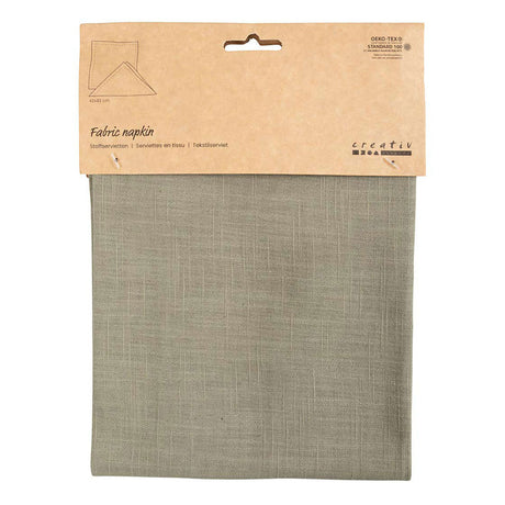 Creativ Company Fabric serviet Dusty Groen, 42x42cm