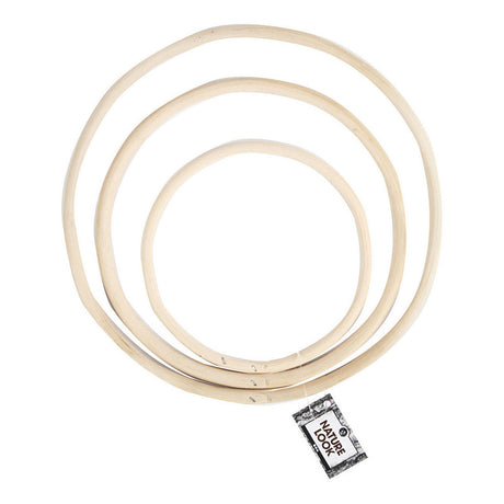 Creativ firma bambusringe 15,3-25,5 cm natur 3 stk