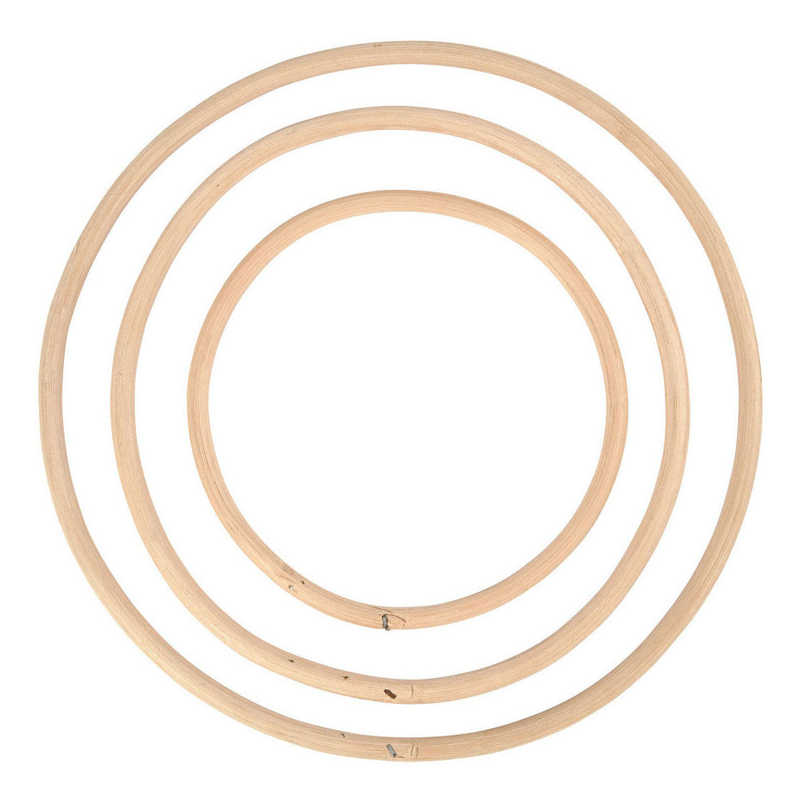 Creativ firma bambusringe 15,3-25,5 cm natur 3 stk