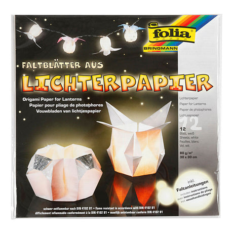 Creativ Company Lantern Paper White, 30x30 cm