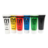 Creativ Company akrylmaling til Kidneren blanke standardfarver, 6x20ml
