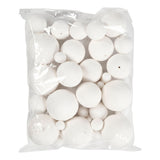 Creativ virksomhed https: www.cchobby.nl balls-d-12-15-20-30-40-50-mm-white-42-piece-1-box