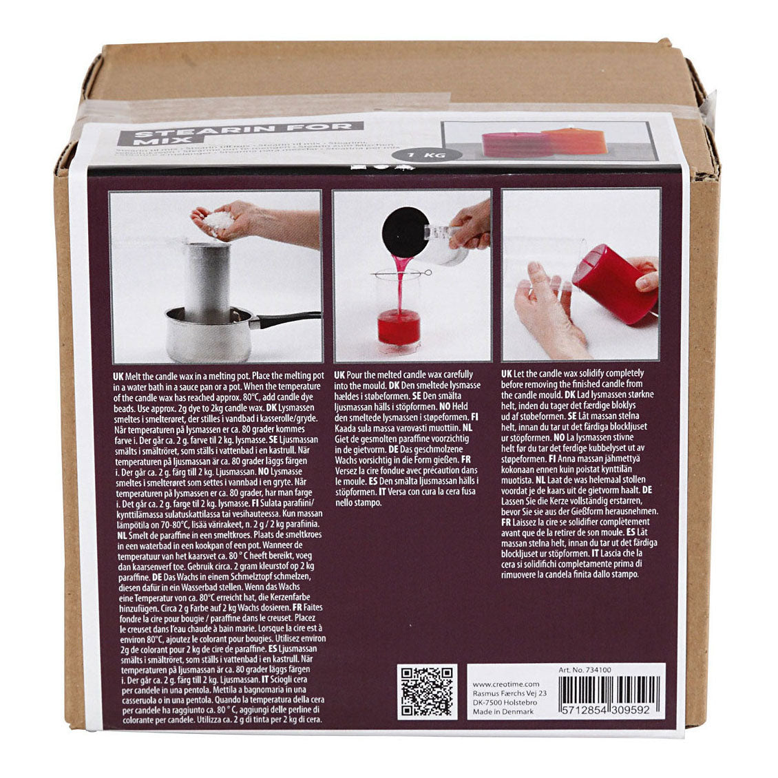 Creativ Company Stearine at blande, 1 kg