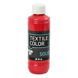 Creativ Company Textile Color -Covering tekstilmaling - rød, 250 ml