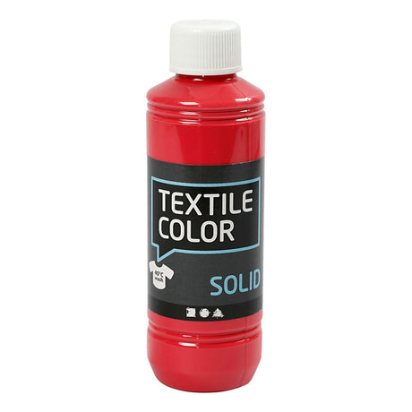 Creativ Company Textile Color -Covering tekstilmaling - rød, 250 ml