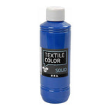 Creativ Company tekstilfarve, der dækker tekstilmaling - strålende blå, 250 ml