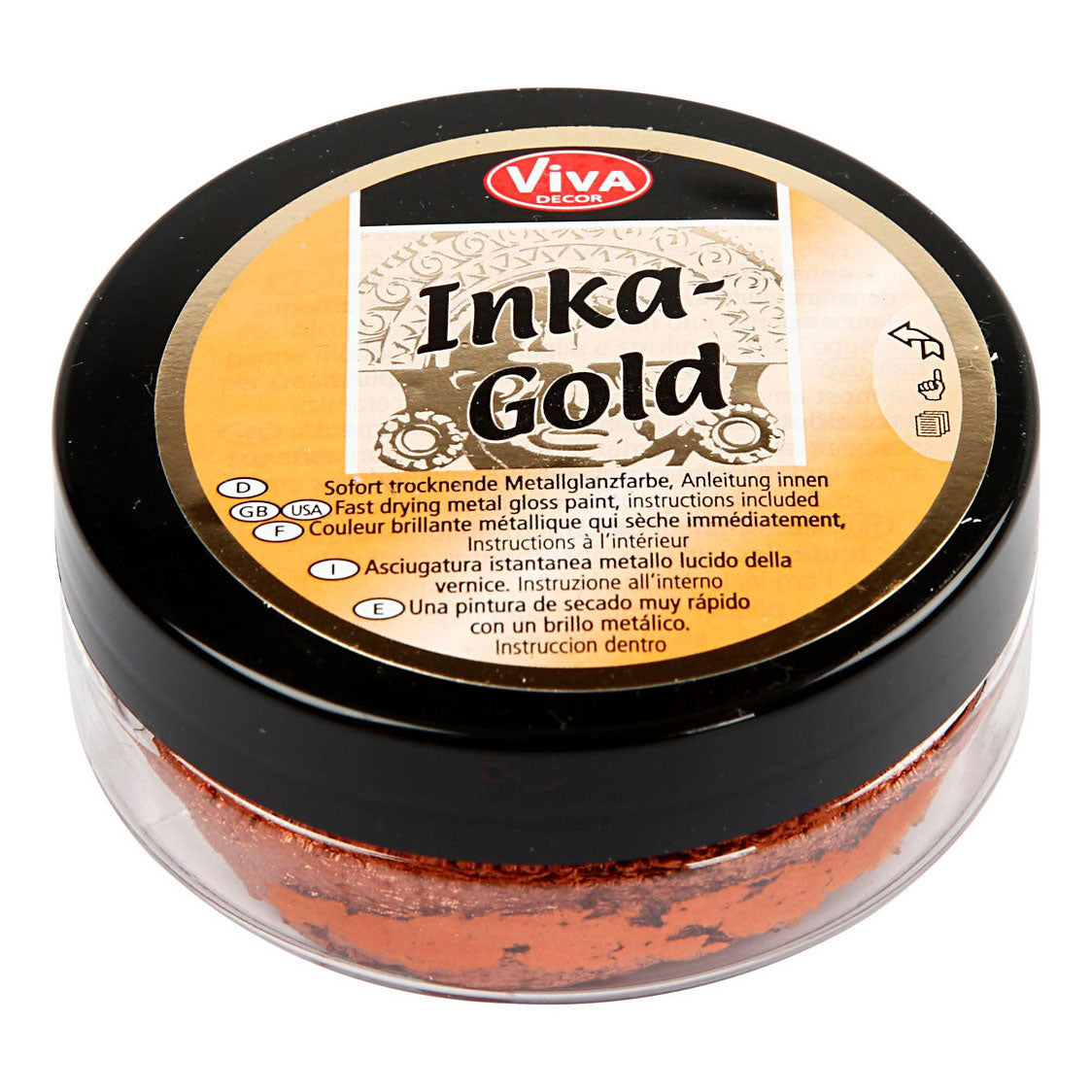 Creativ Company Inka -Gold Glosswax - Kobber, 50 ml