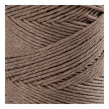 Creativ company makramésnor 2 mm 198 m lysebrun