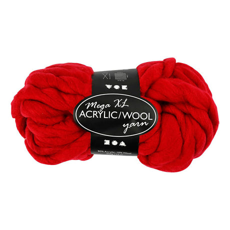 Creativ Company XL Yarn of Acrylic Dark Red, 15m