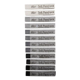 Creativ Company Gallery Soft Pastel Set Black White Harmonie, 12 ..