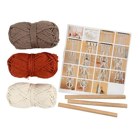 Kreativ virksomhed https: www.cchobby.nl hobbyset-macrame-bloemenhanger-1-doos