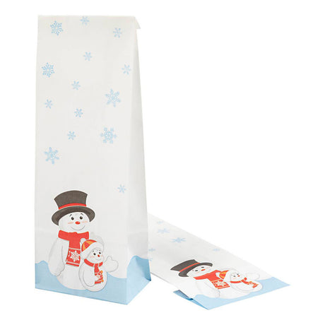 Creativ firma papirpose med julemotiv, 100 stk.