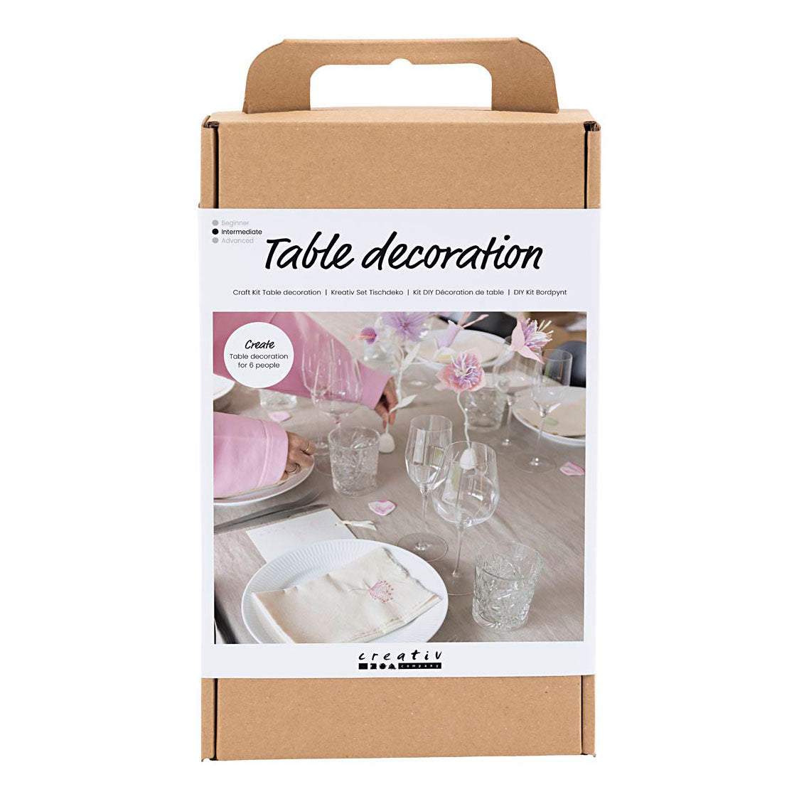 Creativ Company Hobbyset Table Decoration Pastel Colours
