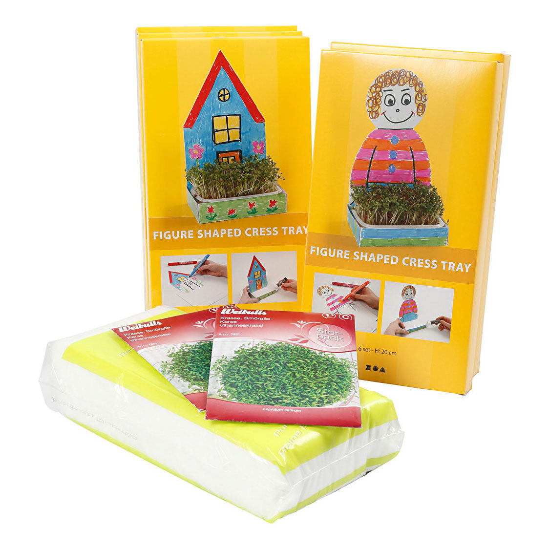 Creativ virksomhed https: www.cchobby.nl brøndkarse container-med-figur-h-20-cm-white-30-set-1-box