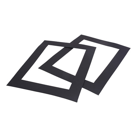 Creativ firma passepartouts sort A4, 100 stk.