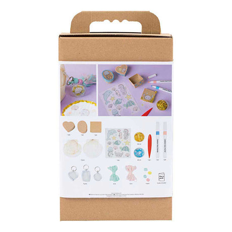 Kreativ virksomhed https: www.cchobby.nl hobbyset-decoration-boxes-shells-keychains-pastelcolors-1-box