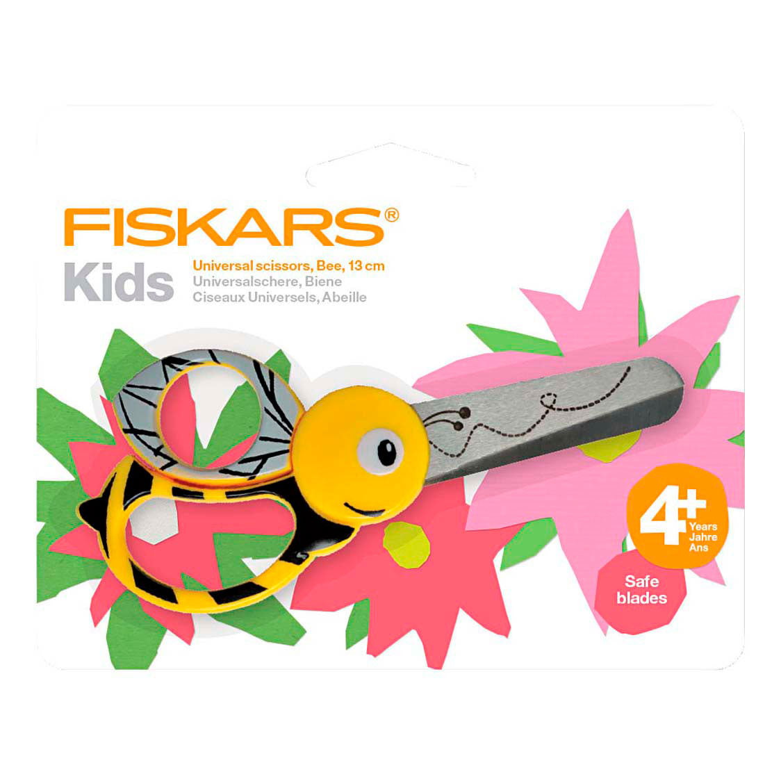 Creativ firma fiskars børnesaks med dyremotiv - 13cm