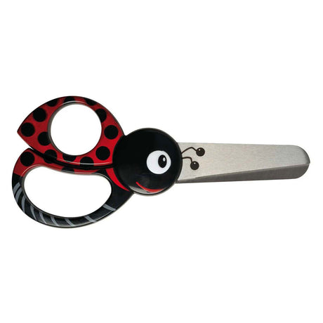 Creativ company fiskars børnesaks med dyremotiv, mariehøne, L: 13 cm, 1 stk.