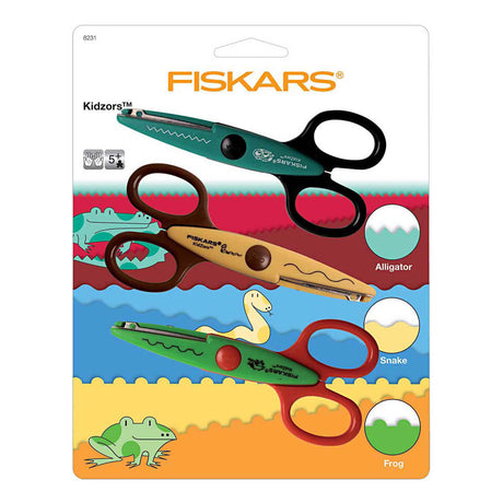Fiskars kidzors lyserød saks, 3 stk 1 æske