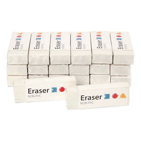 Creativ firma viskelæder, mål 62x22x10 mm, 20 stk, 1 æske