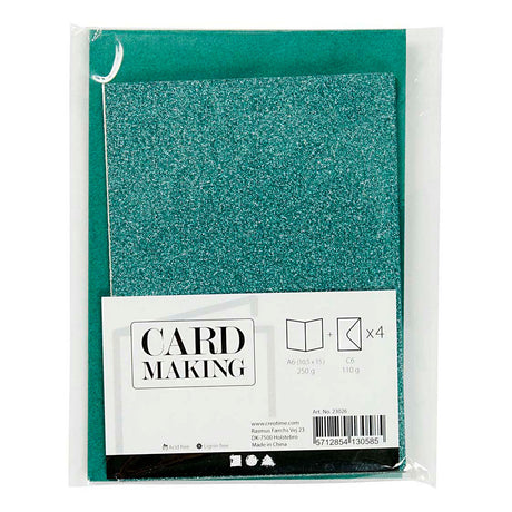 Creativ virksomhed https: www.cchobby.nl cards-and-envelopes-size-card-10-5x15-cm-size-envelope-11-5x16-5-cm-glitter-110-250-gr-green-4-set-1-box