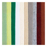 Creativ firma hobbyfilt a4 tykkelse 2mm naturfarver - 10 stk.