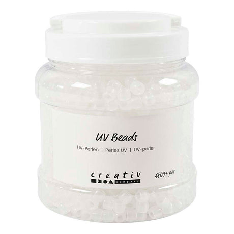 Creativ virksomhed https: www.cchobby.nl uv-beads-l-6-mm-d-8-mm-hole size-4-mm-approx-1800-piece-various-colors-320-gr-700-ml-1-box