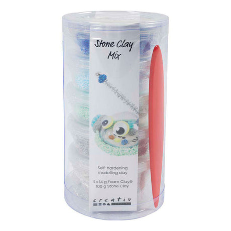 Kreativ virksomhed https: www.cchobby.nl stone-clay-mix-blauw-groen-harmonie-1-doos