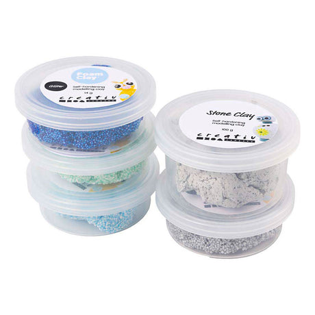 Kreativ virksomhed https: www.cchobby.nl stone-clay-mix-blauw-groen-harmonie-1-doos
