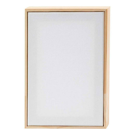 Creativ company opspændt lærred med ramme, størrelse 15,8x23,8 cm, 280 g, hvid, 1 stk.