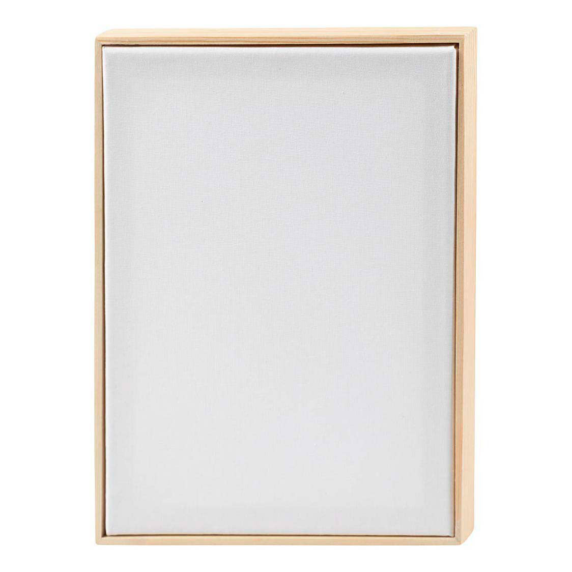 Creativ company opspændt lærred med ramme 280gr. 21x29,7cm - hvid
