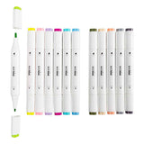 Creativ firmategnepen stregbredde 1+8mm pastelfarver - 12 stk.