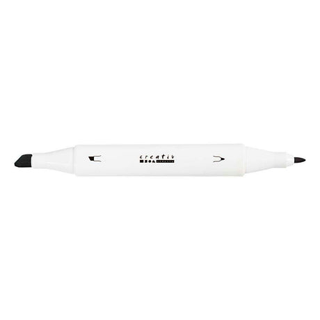 Creativ firma tegnetusch, stregbredde 1+8 mm, naturlige farver, 12 stk. 1 æske