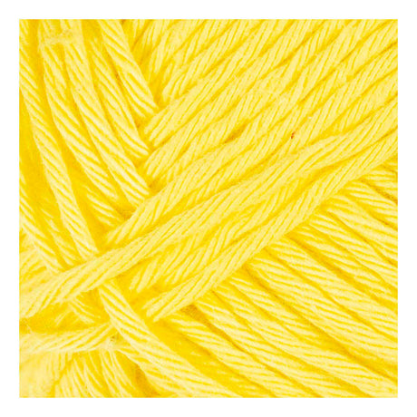 Creativ firma bomuldsgarn, str. 8 8, l: 80-85 m, gul, 50 g 1 kugle