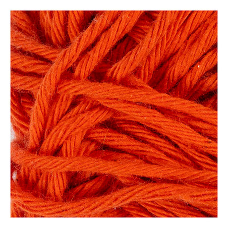 Creativ firma bomuldsgarn, str. 8 8, l: 80-85 m, rød, 50 g 1 kugle